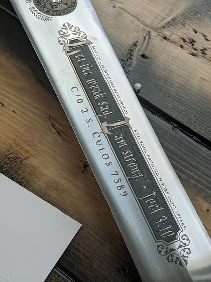 Engraved Historical Items
