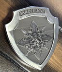 Custom Coat of Arms, 3D Sculpted in a Metal Shield, Mounted or with Foam Backing