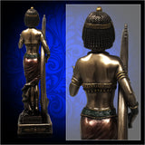 Bronze-coated Cleopatra the Harpist Statue. Oh, and Empress of the Nile