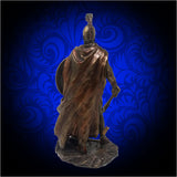 Personalized Leonidas Statue/Bookend: Cold-cast Bronze - Legendary King of Sparta