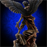 Bronzed St. Michael the Archangel Taking Lucifer Down
