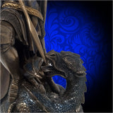 Personalized Bronze Statue of St. George Slaying the Dragon (Sorry, Daenarys)