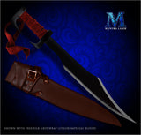Spartan Sword of Leonidas (with customizable grip-wrap and choice of engraving styles)