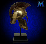 Mini Spartan Helmet Helmet with Optional Text and Logo Engraving