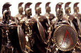 Personalized Leonidas Statue/Bookend: Cold-cast Bronze - Legendary King of Sparta