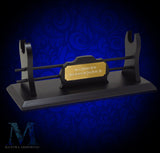 Legend Premium Tabletop Sword Stand with Optional Engraving