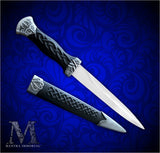 Personalized Celtic Knot Dagger with Free Text Engraving