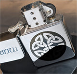 Personalized Lighter in Tin Gift Case - Free Custom-Engraved Text and Optional Engraved Images