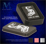 Personalized Lighter in Tin Gift Case - Free Custom-Engraved Text and Optional Engraved Images