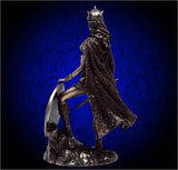 Lagertha, bronze viking shield-maiden statue, 11 inches tall, with optional personalization