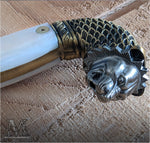Ornate Iberian Falcata Sword with Lion Head Pommel - Made in Spain