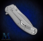 Personalized Kershaw Knife - Stainless-Steel Zing Framelock Knife w/ Free Deep Engraving