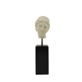 Aphrodite Head Statue With Black Base