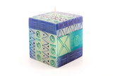 Blue and Green Candle