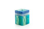 Blue and Green Candle