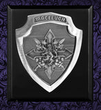 Custom Coat of Arms, 3D Sculpted in a Metal Shield, Mounted or with Foam Backing