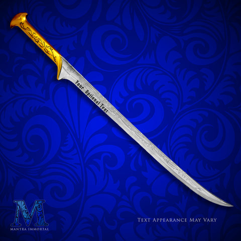 Foam Elven Sword of Arwen - Hadhafang - Lord of the Rings - Free Text Engraving