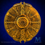 Foam Shield - God of War - Leviathan Shield - Free Text Engraving