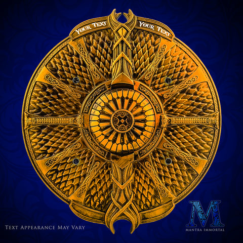 Foam Shield - God of War - Leviathan Shield - Free Text Engraving