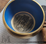 Personalized Singing Bowl from Nepal, Deep-Engraved with Your Text and/or Images