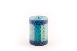 Blue and Green Candle