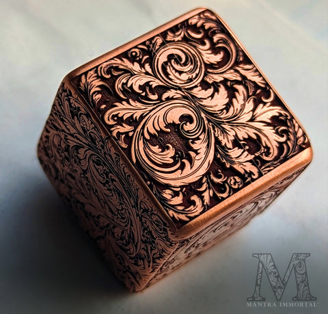 Copper Cube Paperweight