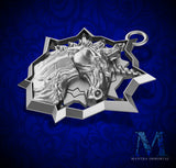Bad-Assed Unicorn Pendant
