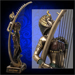 Bronze-coated Cleopatra the Harpist Statue. Oh, and Empress of the Nile
