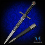 Custom-Engraved, Personalized Christian Crusader Dagger