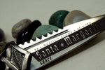 SALE! Custom Engraved Scottish Dagger - Sgian Dubh, Red - Celtic Style