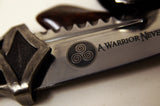 SALE! Custom Engraved Scottish Dagger - Sgian Dubh, Red - Celtic Style