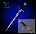 Personalized Letter Opener - Knight Crusader - Templar Lord's Sword