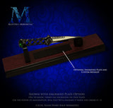 Knife Display Stand / Letter Opener Stand / Dagger Stand w/ Optional Text Engraving!