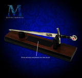 Personalized Letter Opener - Knight Crusader - Templar Lord's Sword
