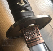 Samurai Sword - Functional, Shoulder-Slung "Clan Sakai" Katana with Free Engraving!