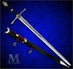 Ranger-Lord Longsword with Decorative Utility Knife in Scabbard