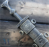 Ornate Roman Dagger: Imperial Parazonium with Free Text Engraving