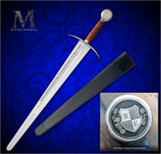 Medieval Broadsword: Type XIV Sword made in Toledo, Spain